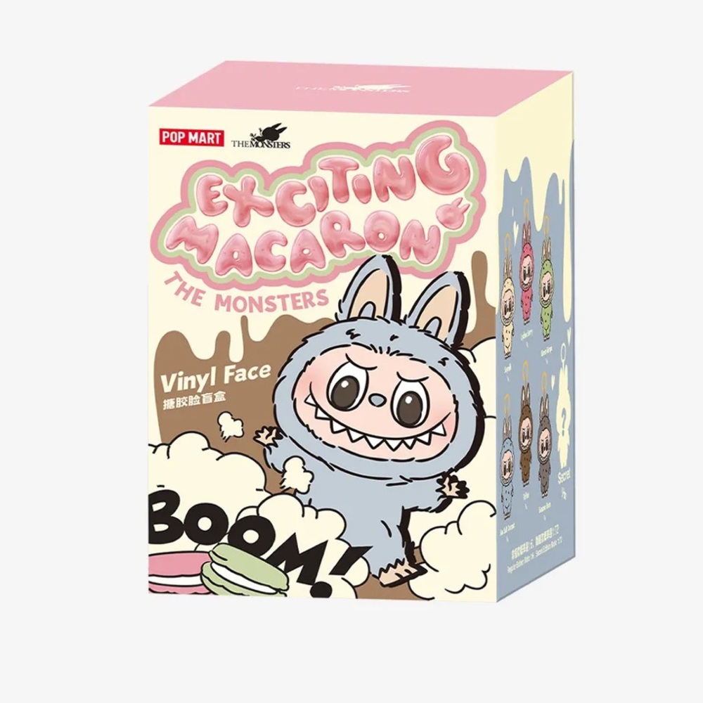 Pop Mart LABUBU The Monsters- Tasty Macarons Vinyl Face Blind box, brand new.